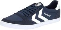 Sneaker HUMMEL "Slimmer Stadil Canvas Low", Damen, Gr. 36, blau (marine, wei&szlig;),