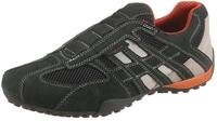 Slip-On Sneaker GEOX "U SNAKE", Herren, Gr. 39, grau (dunkelgr&uuml;n, beige),...
