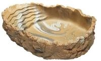 HOBBY Terrariendeko Trinkschale L, 550 ml grau-beige