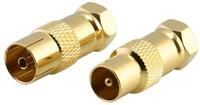 OEHLBACH Antenna AD F Antennenadapter Antennenstecker/-buchse auf F-Stecker Set