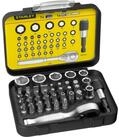 STANLEY Bohrer- und Bitset Stanley Bit-Satz 1/4", 39-teilig, (mit