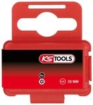KS Tools Torx-Bit, 5 St&uuml;ck, 1/4", Bohrung, 25 mm, TB15, 5er Pack