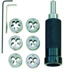 PROXXON INDUSTRIAL Gewindebohrer Proxxon Schneideisenhalter mit Schneideisen M...