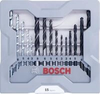 BOSCH Bohrer- und Bitset BoschBosch X-Pro Line 15 tlg.