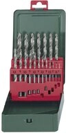 metabo Metallbohrer Metabo 627153000 HSS Metall-Spiralbohrer-Set 19teilig 1 mm,...