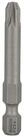 BOSCH Kreuzschlitz-Bit Bosch 3x Schrauberbit Extra-Hart, PZ 3, 49 mm - 2607001579