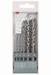 Wolfcraft Bohrer- und Bitset Wolfcraft Steinbohrer-Set HM 8450000 &Oslash; 4 - 10 mm