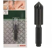 BOSCH Kegelsenker Kegelsenker HSS mit 1/4 Zoll-Sechskantschaft (10 mm,...