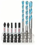 BOSCH Bit-Schraubendreher Impact Control Schrauberbitpack, 8-teilig, gemischt