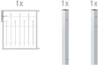 Alberts Zauneinzelt&uuml;r Madrid, Breite: 100 cm, H&ouml;he 80 und 100 cm,...