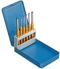 Gedore Vertreiber Gedore Splinttreiber-Satz inkl. Metallklappkassette, 6-teilig,
