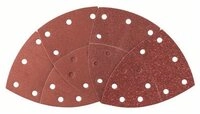 BOSCH Schleifpapier Schleifblatt-Set f&uuml;r Multischleifer, 25-teilig, 11 L&ouml;cher