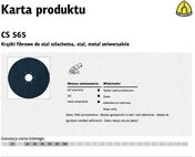 Klingspor Schleifaufsatz KLINGSPOR FIBRA RIEMENSCHEIBE 125 gr.100 CS565