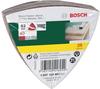 Bosch 2607019487 25-teiliges Schleifblatt-Set für Delta-Schleifer Körnung 40