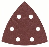 BOSCH Schleifpapier Schleifblatt-Set f&uuml;r Deltaschleifer, 93 mm, 80, 6 L&ouml;cher