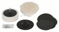 BOSCH Schleifaufsatz Polier-Set S24, 8-teilig, f&uuml;r Bohrmaschinen 0603004101