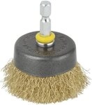 Wolfcraft Schleifaufsatz Wolfcraft Topfdrahtb&uuml;rste &Oslash; 50 mm Messing Schaft 6