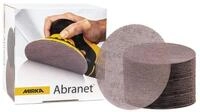 Mirka Schleifpapier Abranet Schleifgitter, (50 St), &Oslash; 125mm f&uuml;r Holz, Spachtel,