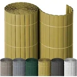 NOOR Sichtschutzzaunmatten PVC Sichtschutzzaun, Sichtschutzmatte aus Kunststoff...