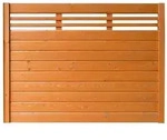 BM Massivholz Sichtschutzelement EA5Y-F1X 2, LxH: 180x135 cm