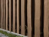 Woodtex Sichtschutzelement WOODTEX Holz Sichtschutzzaun Nadelholz Braun blickdicht
