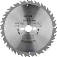 Wolfcraft Kreiss&auml;geblatt Wolfcraft Kreiss&auml;geblatt Serie gr&uuml;n &Oslash; 250 mm