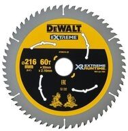 Kreiss&auml;geblatt DEWALT Kreiss&auml;geblatt 216x30 mm 60 Z&auml;hne XR Extreme Runtime...