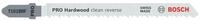 BOSCH Stichs&auml;geblatt Pro Hardwood (25 St&uuml;ck), Hardwood clean reverse T101BRF,...