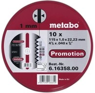 metabo Trennscheibe Trennscheiben-Set Inox 616358000