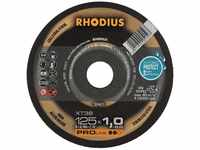 Rhodius Trennscheibe Trennscheibe XT38 D125x1mm gerade INOX Bohrung 22,23 mm
