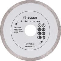 BOSCH Trennscheibe BoschDiamanttrennFliesen&Oslash;115mm