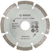 BOSCH Trennscheibe Promoline, Diamanttrennscheibe f&uuml;r Baumaterial - 115 mm