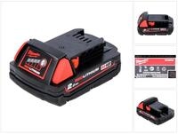 Milwaukee M18 B2 Akku 18 V / 2,0 Ah / 2000 mAh RED Li-Ion (4932430062) Akkupacks