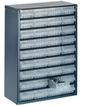 raaco Kleinteilemagazin, Schubladen-Magazin mit 36 Laden Typ 150-01 blau