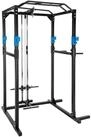 tectake Kraftstation Power Rack, mit Latzug