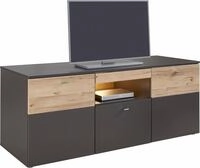 FORTE Lowboard Como, TV-Board, LED Beleuchtung, Soft Close, Stauraum,...