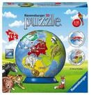 Ravensburger Puzzle Kindererde 3D Puzzle-Ball 72 Teile, 72 Puzzleteile