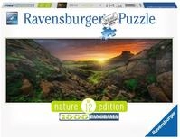Ravensburger Puzzle Sonne &uuml;ber Island 1000 Teile Panorama Puzzle, 1000 Puzzleteile