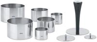 GEFU Speisering FORMIDABLE, Edelstahl, (Set, 10 tlg., 6 Speiseringe, 3...