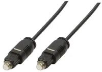 LogiLink LogiLink Toslink - Toslink, 3m Audio-Kabel Schwarz Optisches-Kabel