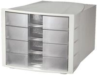 HAN Schublade HAN 1010-X-63 Schubladenbox IMPULS, 4 Sch&uuml;be, Geh&auml;use:...