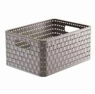ROTHO Aufbewahrungsbox Aufbewahrungskorb "Country" 11 l cappuccino 32,8 x 23,8...