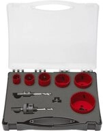 Exact Bohrkrone Exact 70604 Lochs&auml;gen-Set 9teilig 22 mm, 29 mm, 35 mm, 44 mm, 51 mm