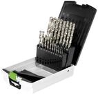 FESTOOL Bohrer- und Bit-Set Festool Bohrerbox HSS Stahlbohrer HSS D 1-10 Sort...