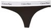 Calvin Klein Underwear String MODERN COTTON mit breitem Bündchen, schwarz