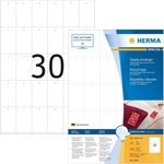HERMA Etiketten Anh&auml;nger 35x59,4 mm wei&szlig; Papier/Folie/Papier perforiert nicht