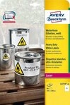 Avery Zweckform Etiketten Etiketten wetterfest Polyester wei&szlig; 105x148mm VE=80