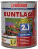 Wilckens Farben Kunstharzlack Buntlack 2in1 glänzend, Feuerrot, 750 ml, RAL...