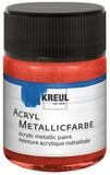 C. KREUL Acrylfarbe KREUL Acryl Metallicfarbe rot 50ml Glas