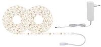Paulmann LED-Streifen SimpLED Stripe Set 10m 22W 230/12V DC Wei&szlig; Metall...